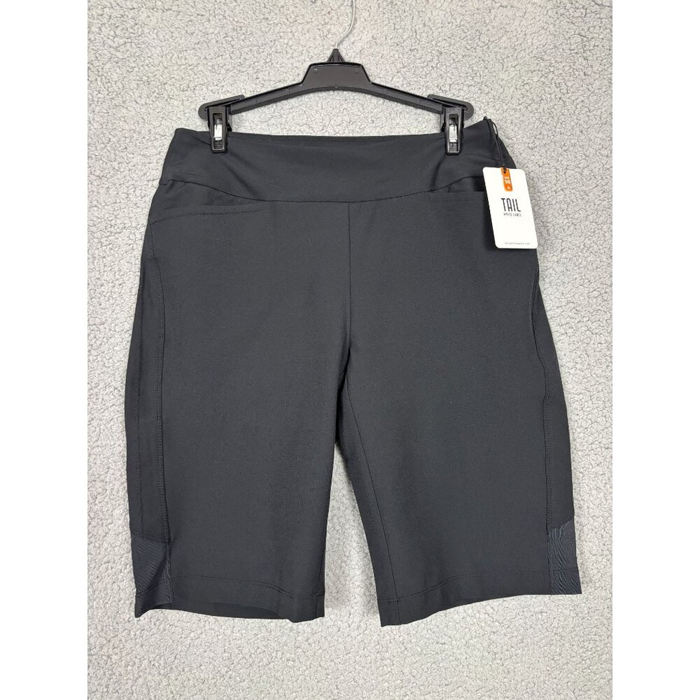 Tail White Label Women's Pull On Athletic Golf Shorts Pockets Black Size 4 NWT's